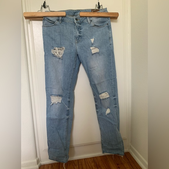 ASOS Jeans. W 32” 81cm. L 34” 86cm. Skinny Fit. Distressed. - Picture 6 of 8